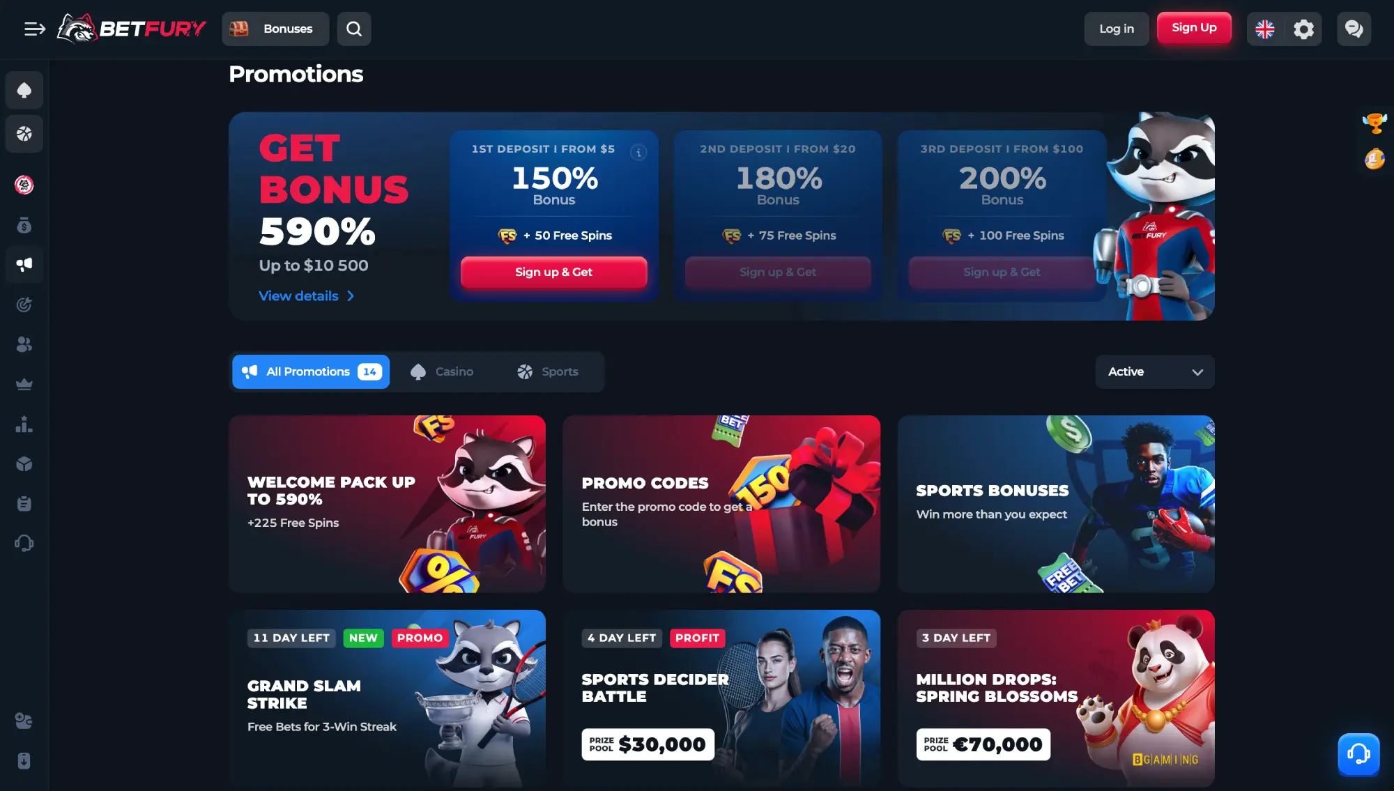 BetFury Bonuses and Promotions